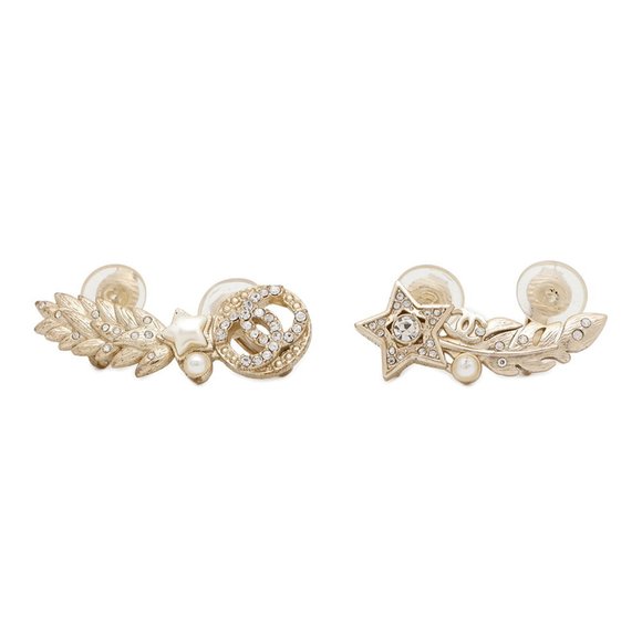 Chanel Gold Gold Plated earring - Picture 1 of 10